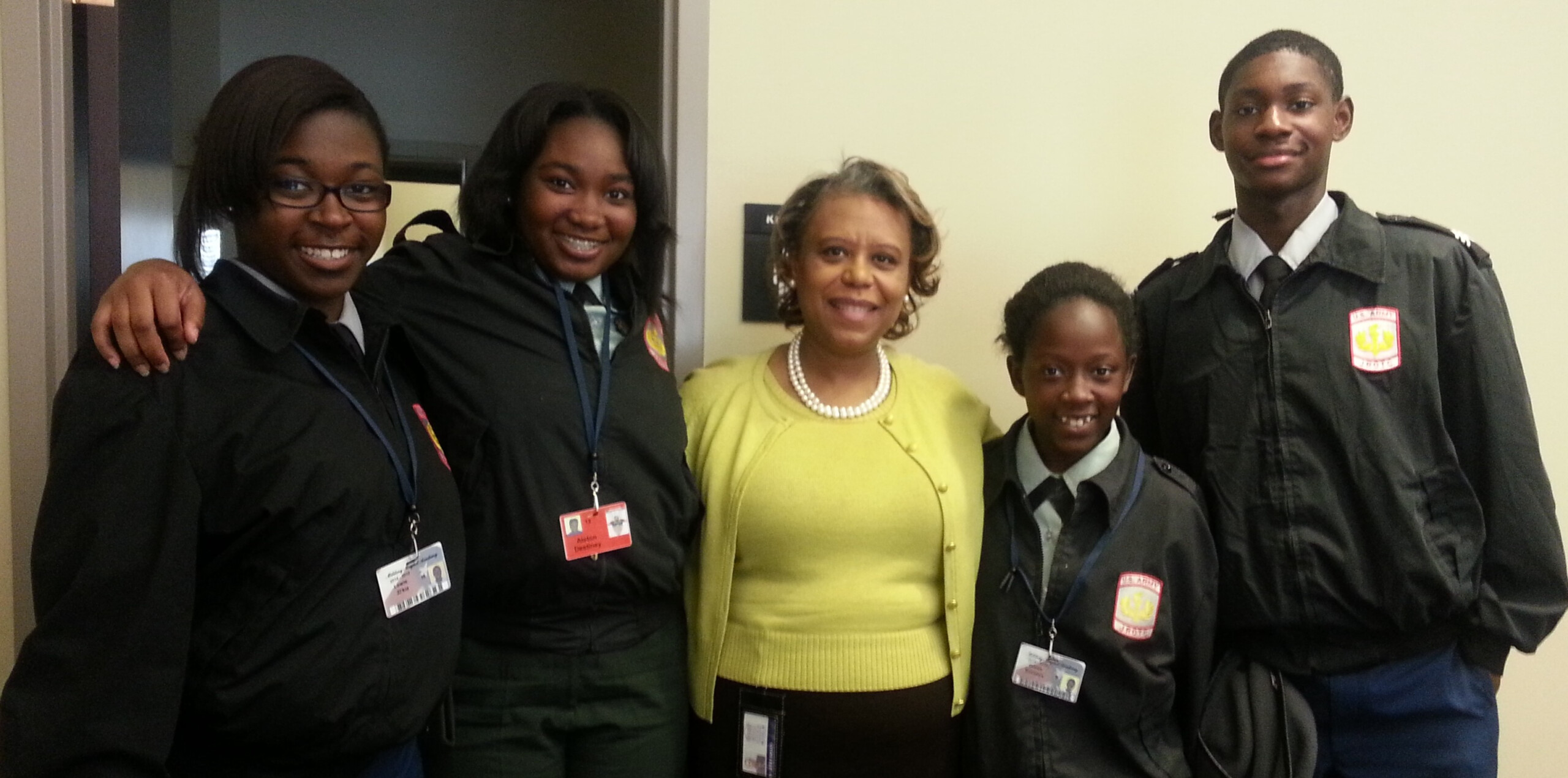 Charleston County Judge Hosts Military Magnet Business Law Students