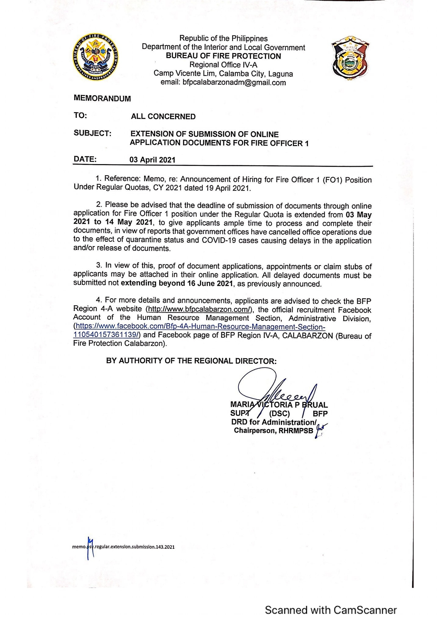 Civil Service Exam PH BFP CALABARZON Hiring And Selection For Fire