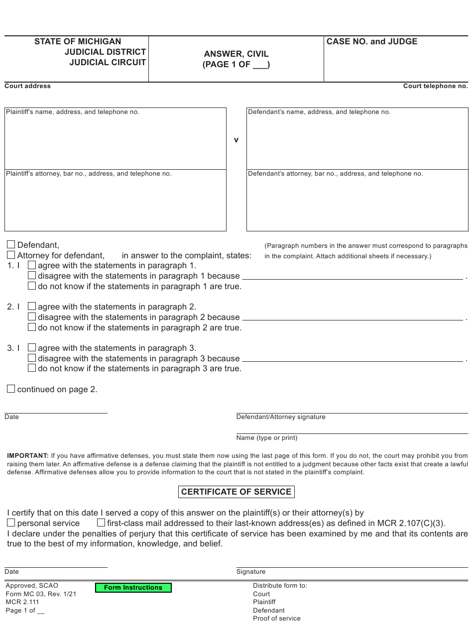 form-for-filing-counterclaim-in-civil-court-civil-form-2023