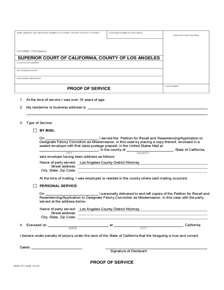 Superior Court Of California County Of Los Angeles Free Download