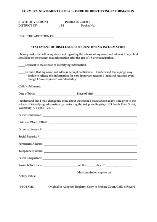 Top 12 Vermont Probate Court Forms And Templates Free To Download In
