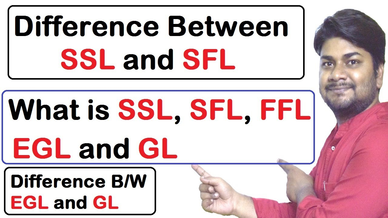 What Is SSL SFL FFL EGL GL In Civil Engineering Drawing Civil