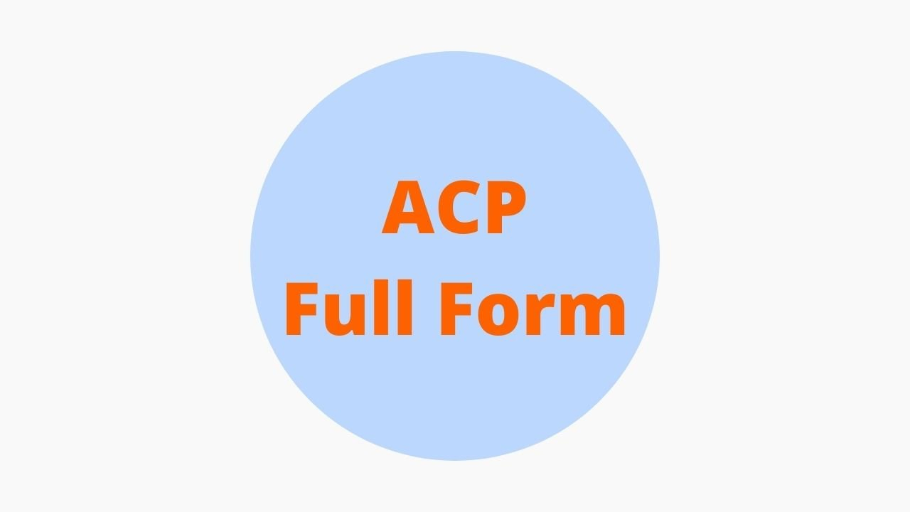 ACP Full Form In Gujarati ACP Full Form