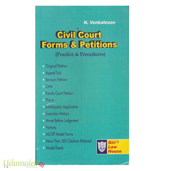 Buy Civil Court Forms And Petitions Online