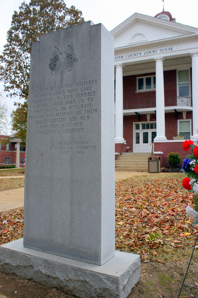 Chester County Civil War Memorial May God Bless The Soldi Flickr