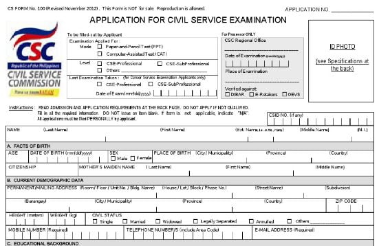 Civil Service Commission Now Accepting Application For October 2013 CSC