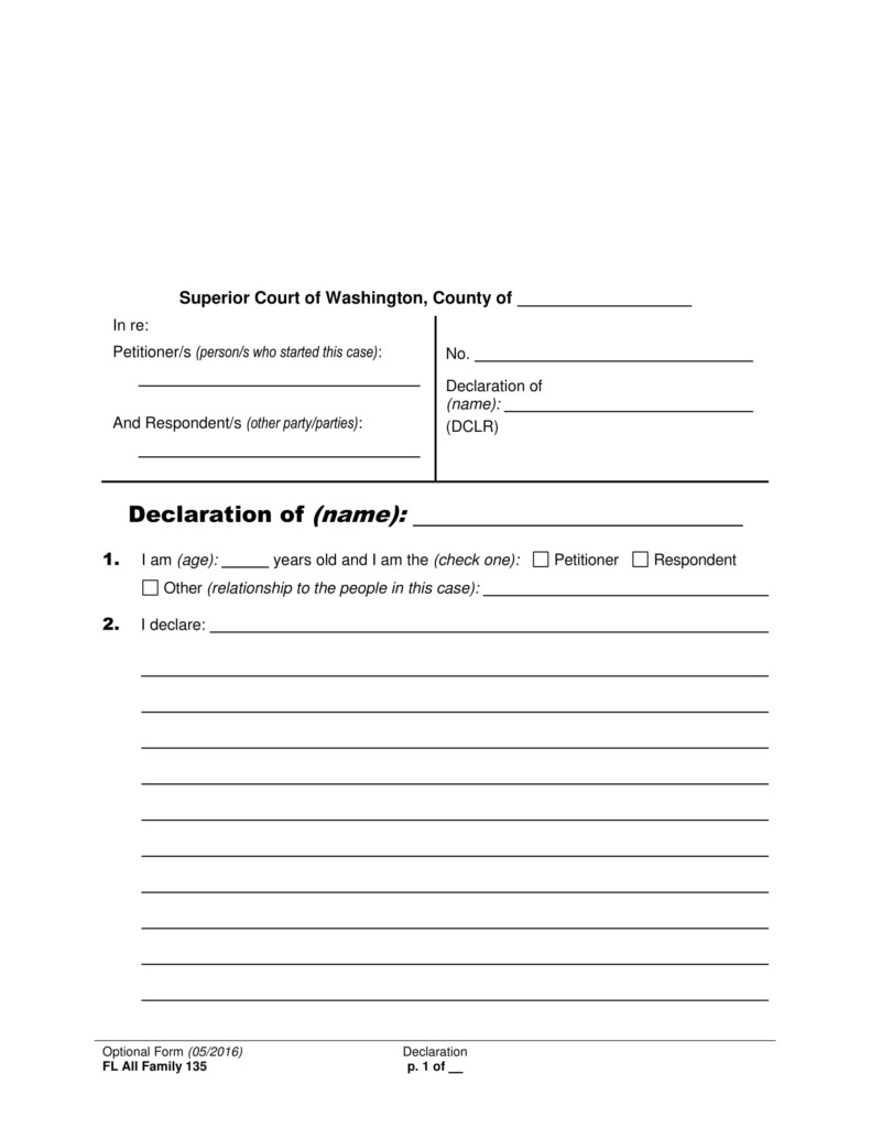 Federal Court Form Declaration Under Penalty Of Perjury Civil Civil Federal Court Form Declaration Under Penalty Of Perjury Civil Civil