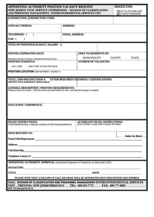 Position Description Form Civil Service Civil Form 2023